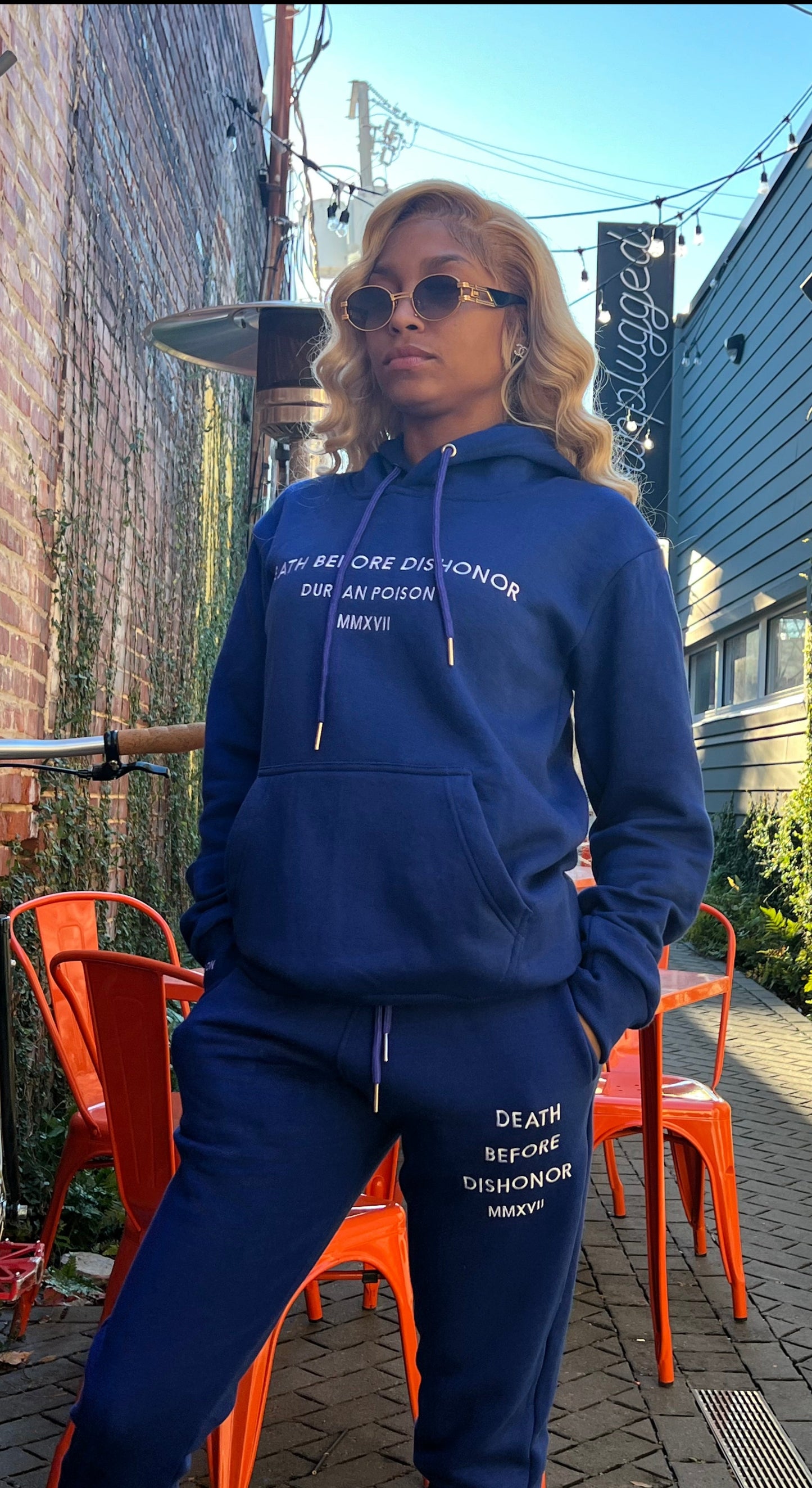 "Death Before Dishonor" (Royal Blue)